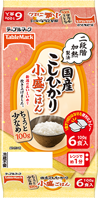 国産こしひかり 小盛ごはん(分割) 6食