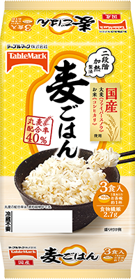 麦ごはん 3食